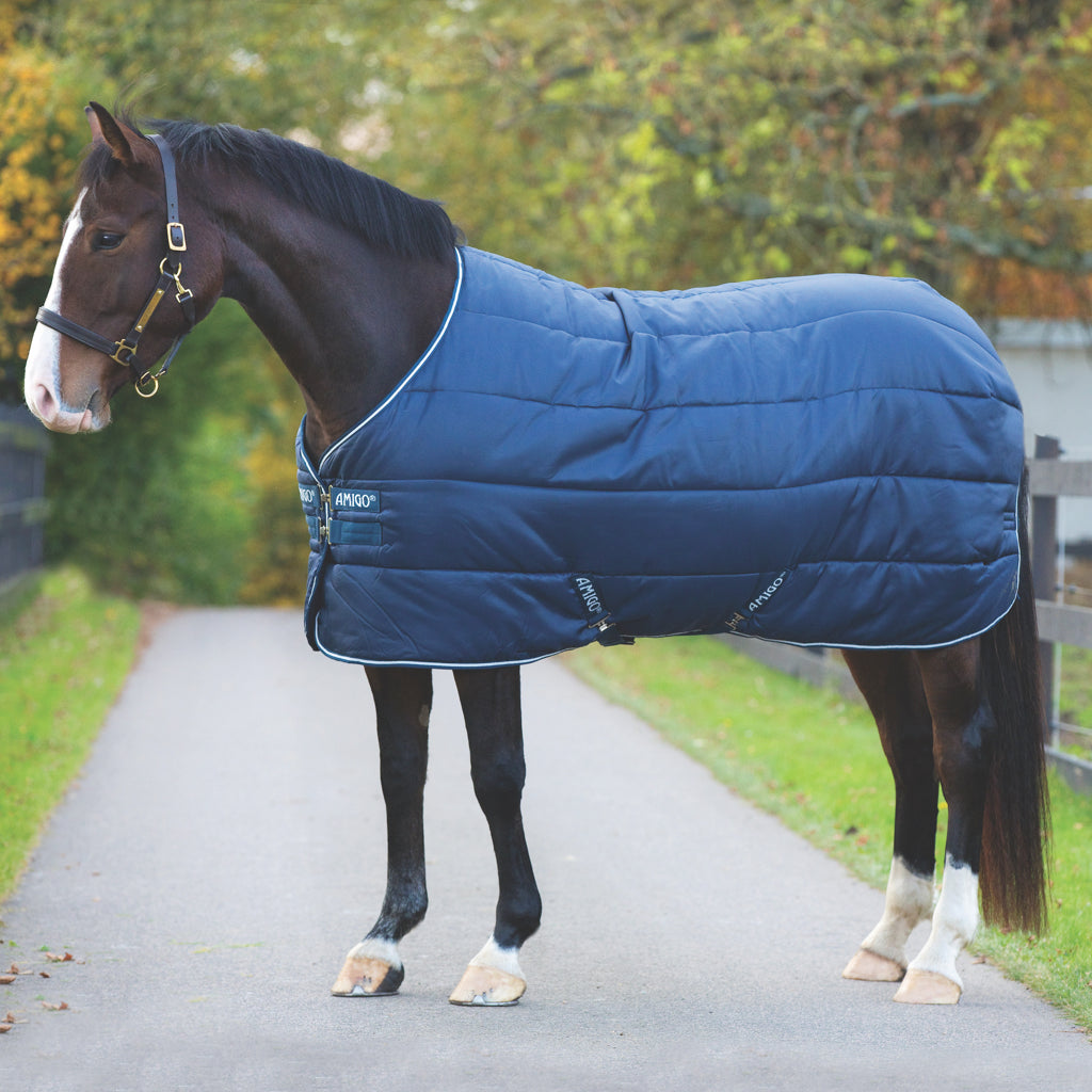 Horseware Amigo Insulator Heavy Stable Blanket Navy with White
