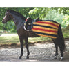 Horseware Rambo Fleece Competition Quarter Sheet Whitney Stripe Gold