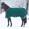 Horseware Rambo Original wit Leg Arches Heavy Turnout Blanket Green with Silver