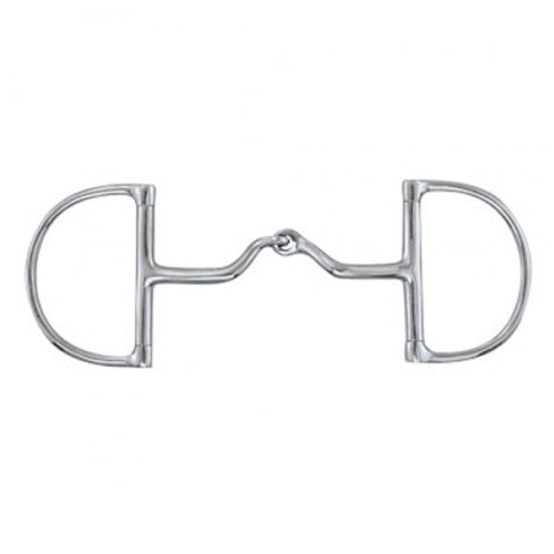 Hunter Dee Jointed Port Snaffle Bit