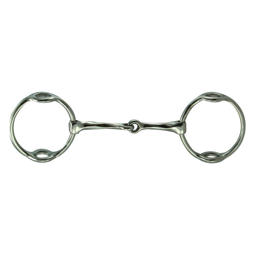 Loose Ring Jointed Slow Twist Gag Bit