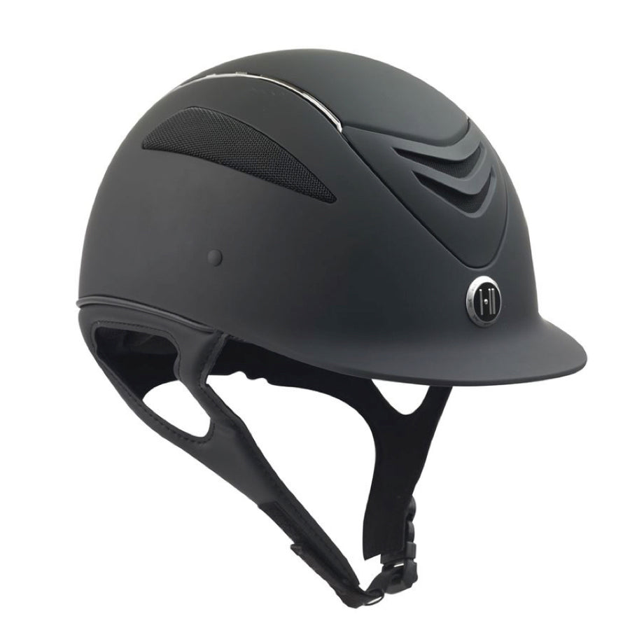 One K Defender Chrome Riding Helmet Black Matte