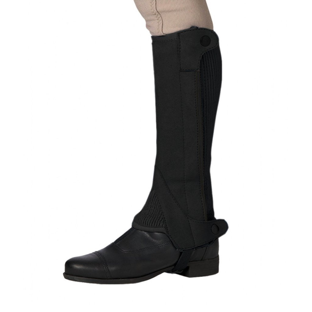 Ovation Kid's Elite Amara Suede Half Chaps Black