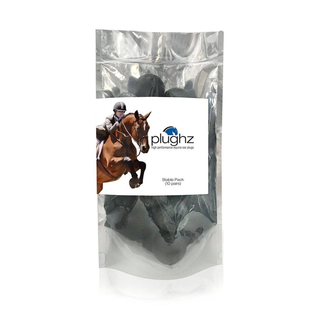 Plughz Horse Ear Plugs 10 Pair Bag
