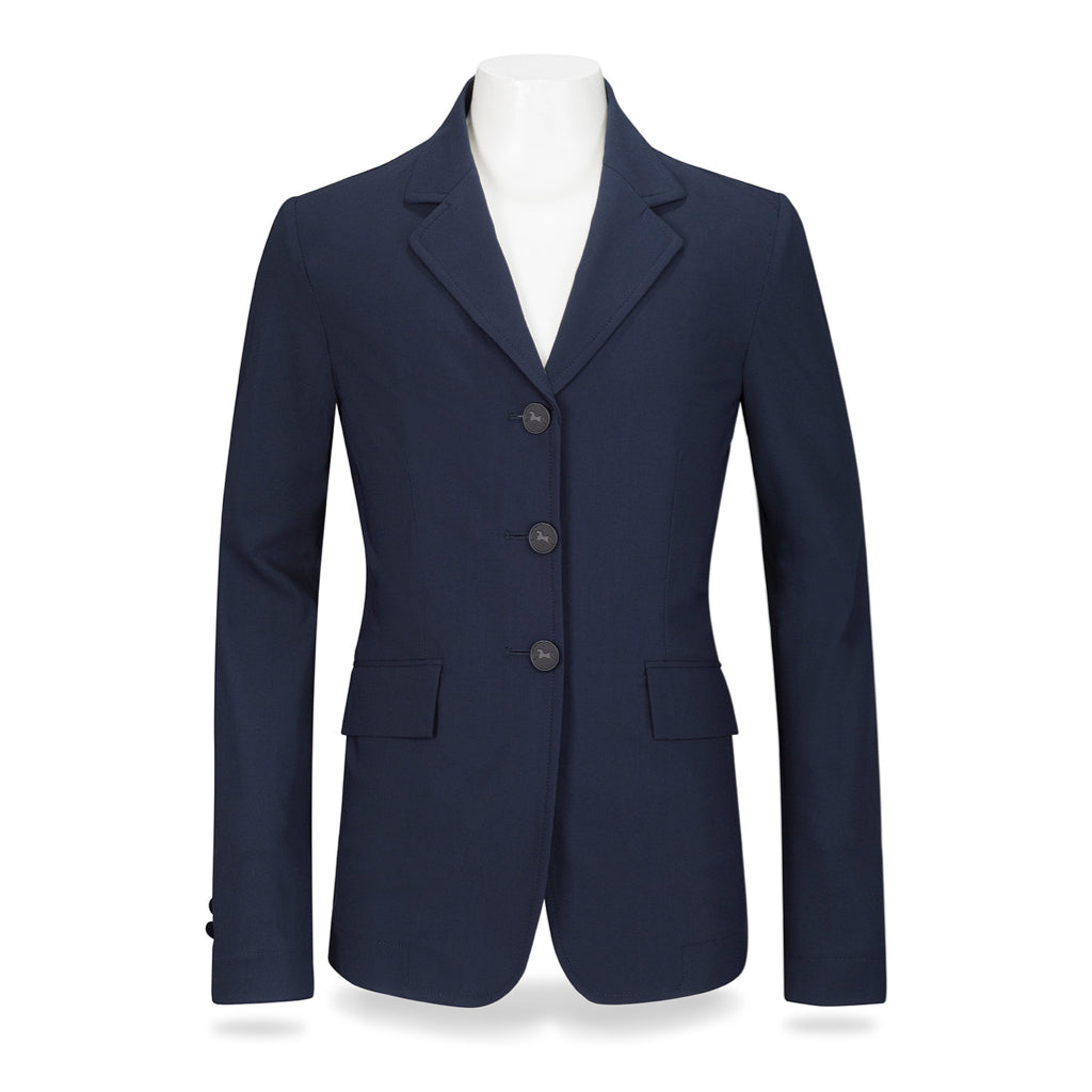 RJ Classics Girl's Shore 3-Button Softshell Show Coat Navy