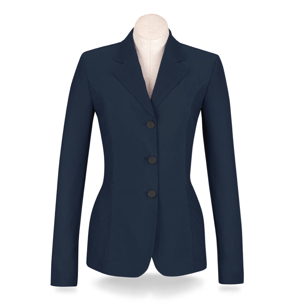 RJ Classics Women's Harmony 3-Button Summer Mesh Show Coat Navy