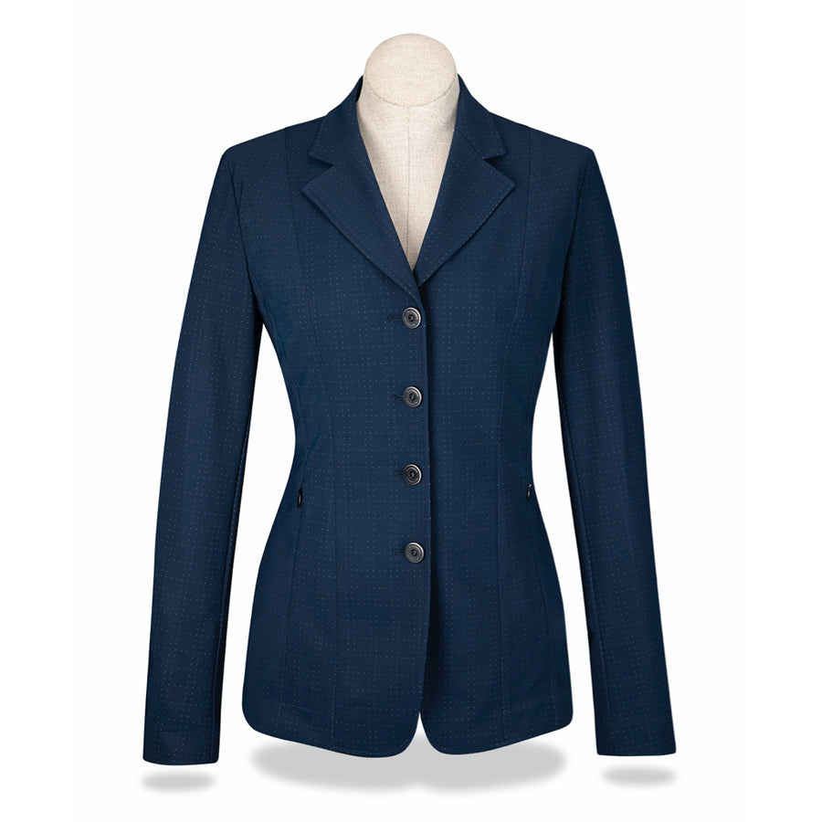 RJ Classics Women's Palermo 4-Button Softshell Show Coat Navy/Dusk