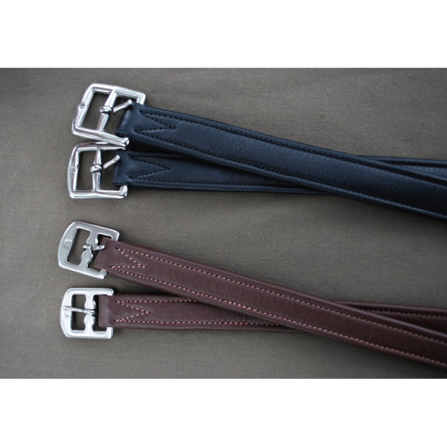 Red Barn Lined Stirrup Leathers
