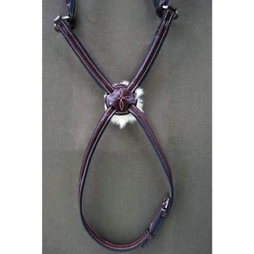 Red Barn Raised Fancy Stitched Figure 8 Noseband