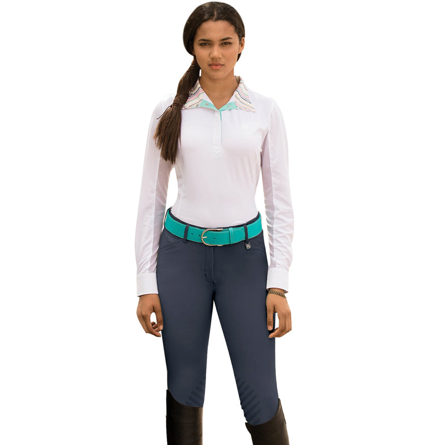 Romfh Women's Sarafina Knee Patch Grip Breech Dark Navy