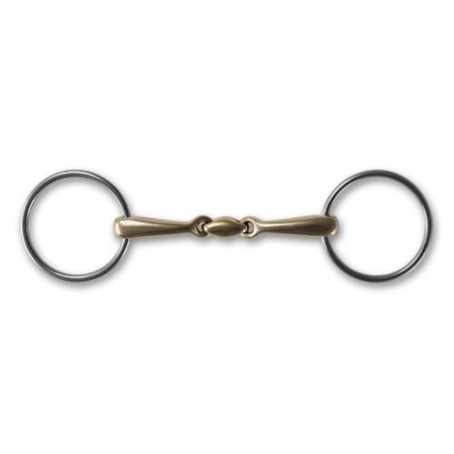 Stubben Loose Ring Copper Snaffle Bit with Oval Link