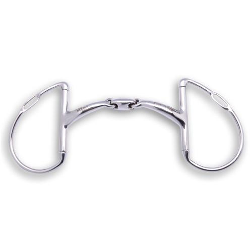 Stubben EZ Control Double Jointed Precision Dee Ring Snaffle Bit