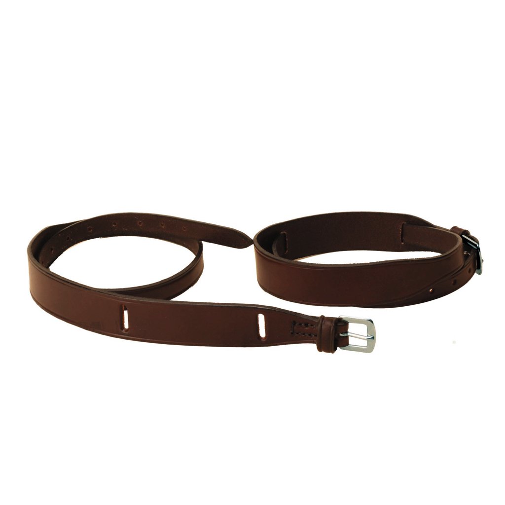 Tory Leather Jodhpur Garter Straps Havana