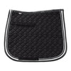 USG Dressage Quilted Square Pad Black with Grey