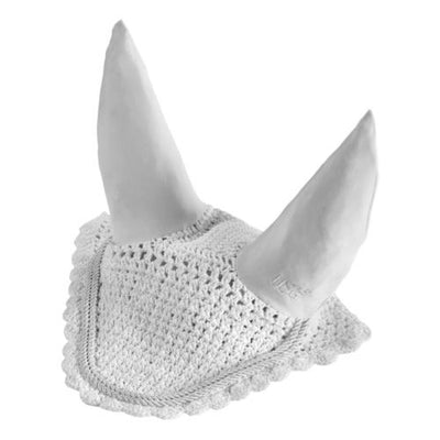 USG Crochet Ear Bonnet White