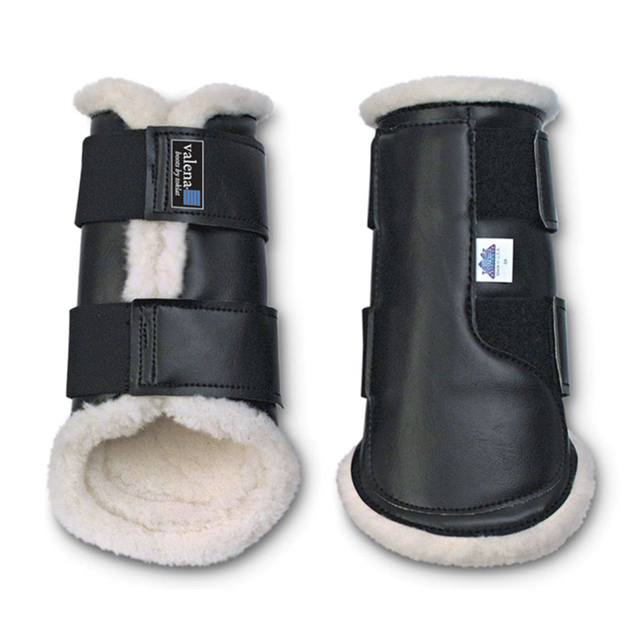 Valena Front Tendon Boots Black