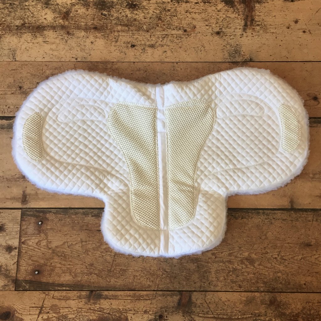 Wilker's Olympic Gripper Fleece Edge Close Contact Shaped Show Pad Bottom