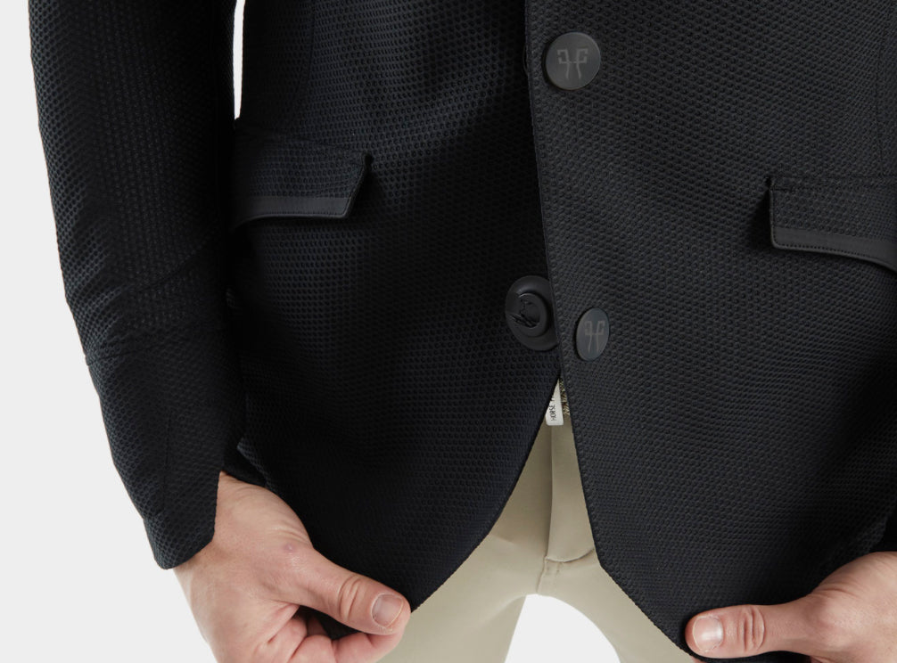Horse Pilot Men's Aeromesh "Airbag Compatible" Show Coat